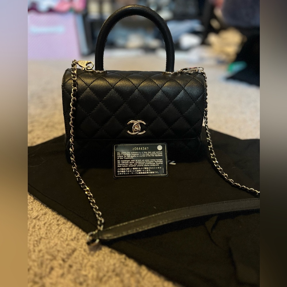 Chanel double flap caviar leather 2022